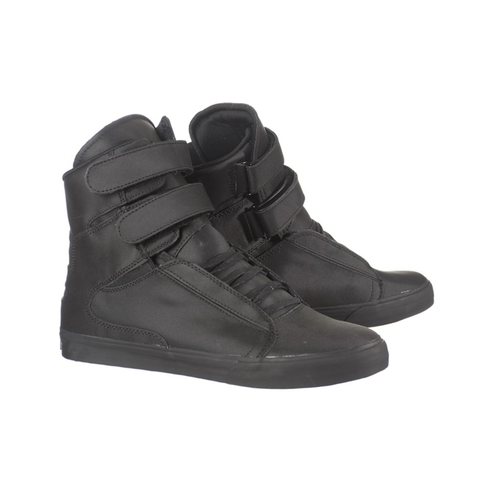 Baskets Montantes Supra Society Noir Black Homme | CXC-19007288